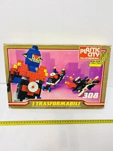 PLASTIC CITY ITALOCREMONA BAUSTEINE COD 308 I TRANSFORMABLE NEU!!! - Bild 1 von 5