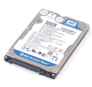 Disque dur Western Digital Scorpio Blue 500 Go SATA-II 2,5" 9,5 mm 5400 tr/min 3 Go/s - Photo 1/1
