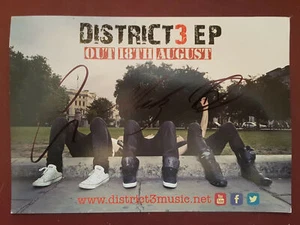 District3 EP - Signed / Autographed Promotional Card - Micky, Greg, Dan - W310 - Bild 1 von 1