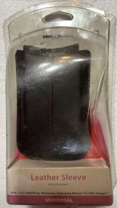 Verizon Wireless Smartphone Leather Sleeve Pouch, New  4.25"x3" - Picture 1 of 7
