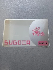 SUGOCA Prepaid IC Card JR Kyushu for Japan Travel transport  w/¥500 deposit Used - Picture 1 of 4