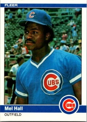 1984 Fleer - Mel Hall #493 - Image 1 of 2