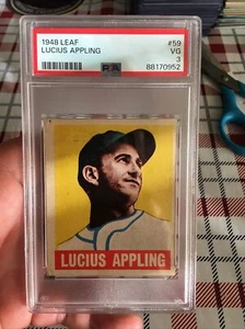 1948 Leaf Luke Appling #59 PSA 3 VG HOF White Sox BLAZER🔥🔥 - Picture 1 of 2
