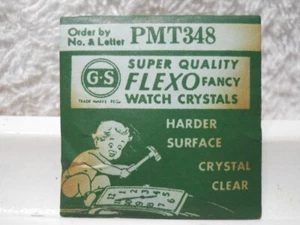 GS PMT348 Watch Crystal Fit 1935 Hamilton Custer - 24.0 x 17.8 mm - Replacement - Picture 1 of 1