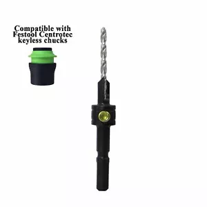 Snappy Tools 1/8 Inch x 1/4 Inch Trim-Screw Countersink, Fits Festool Centrotec - Picture 1 of 3