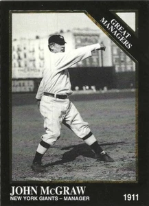 JOHN MCGRAW 1992-93 Conlon TSN Gold Inserts #820 NEW YORK GIANTS MANAGER - Picture 1 of 1