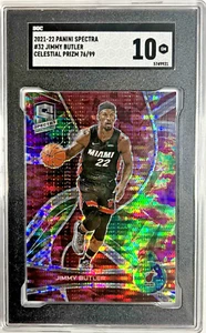 Jimmy Butler 2021-22 Panini Spectra Celestial Prizm #32 /99 SGC 10 - Picture 1 of 2