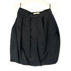 PRADA women's Black Silk Skirt Size 44 US 6