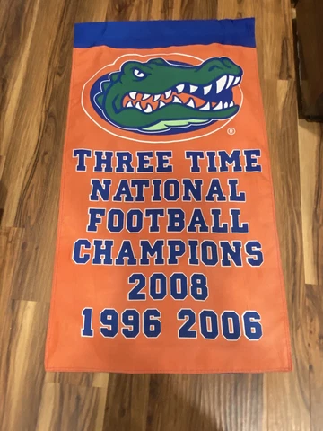 Florida Gators 2008 national championship gym banner 48x27” Cover