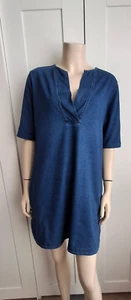 Toast 100% Cotton Stretch Dress Denim Size 10 - Picture 1 of 16