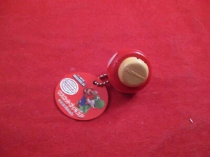 Red Mushroom New Super Mario Bros. Wii Promo Charm Dangler Keychain Attachment - Picture 1 of 3