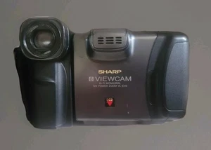 SHARP 8 VIEWCAM VL-E49U Black HI-FI 8mm Video Camcorder Untested W Case No Batt - Picture 1 of 7
