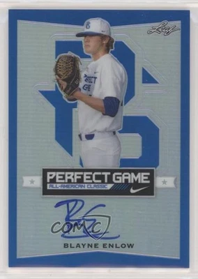 2016 Leaf Perfect Game All-American Classic Blue Prismatic /50 Blayne Enlow Auto - Image 1 of 2