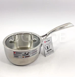 Bergner Edge-To Edge Tri-Ply Stainless Steel 1.5-qt Saucepan Cookware - Picture 1 of 7