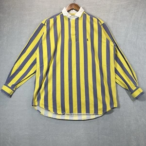 Polo Ralph Lauren Rugby Polo Hombre Mediano Vertical Rayas Sarga Camisa - Imagen 1 de 8