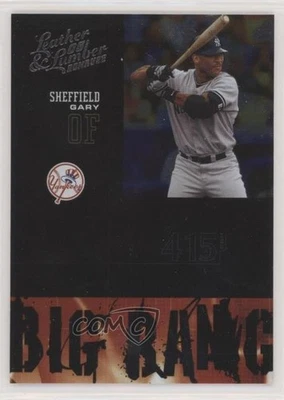 2005 Donruss Leather & Lumber Big Bang /2000 Gary Sheffield #BB-12 - Image 1 of 2