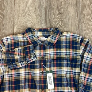 Camisa de franela de peso medio diseño alpino abotonada para mujer AD Hike NUEVA - Imagen 1 de 5