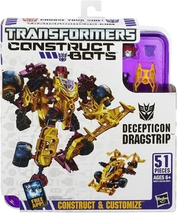 Transformers Construct-Bots ~ Decepticon Dragstrip ~ 51 Stück ~ Brandneu - Bild 1 von 1