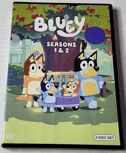 Bluey: Complete Seasons 1 & 2 DVD 4-Disc Set  Good Condition  - Picture 1 of 7