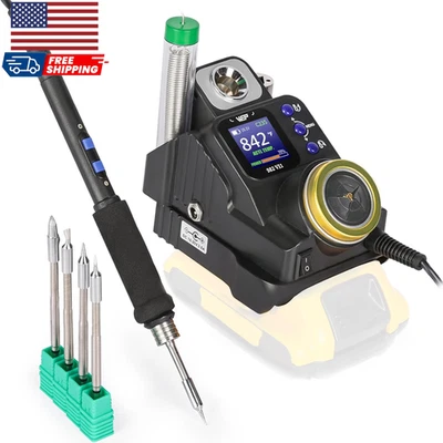 Cordless Soldering Station for Dewalt 20V Battery Soldering Iron Kit with Integr - Image 1 of 4