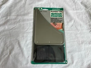 Splash Guard Mud Flaps Vintage Stainless Steel Metal Power-Flow Car Truck - Picture 1 of 9