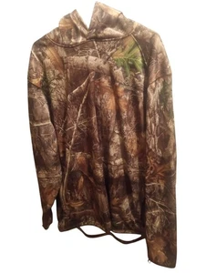 Realtree Edge Camo Pullover Hoodie Herren 3XL Fleece Zip Taschen Jagd Outdoor - Bild 1 von 5