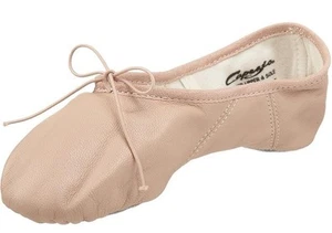 NEW In BOX Juliet Capezio Women’s Ballet Slippers Shoes 6.5 Leather Split Sole - Picture 1 of 3