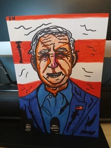 Drawing Joe Biden Art Drawing US President Democrat - Picture 1 of 1