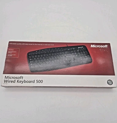 Microsoft  Standard Keyboard 500 ZG600006 Wired - New Sealed - Image 1 of 4