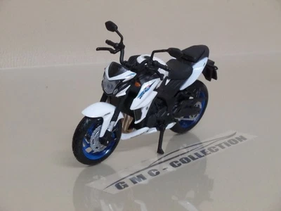 SUZUKi GSX-S750 ABS 2019 BiANCO WHiTE MOTO MAISTO 1/18 (NO WELLY) - Immagine 1 di 3
