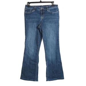Jessica Simpson Rockin Bootcut Jeans Damen 28 Short Dark Wash Low Rise Curvy - Bild 1 von 4