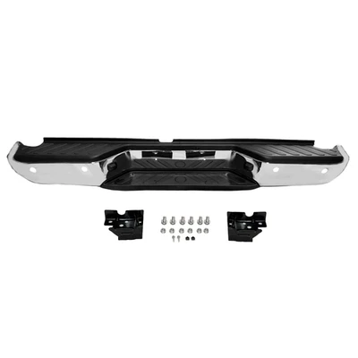 Chrome Rear Step Bumper Assembly Fit for 2013-2019 Nissan Frontier w/ Park Holes - Изображение 1 из 4
