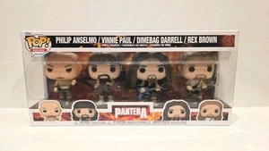 Pantera Funko POP! 4 Pack NEW Phil, Vinnie, Rex, Dimebag Darrell 🔥NICE BOX🔥 - Picture 1 of 8