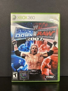 WWE SmackDown vs. Raw 2007 (Microsoft Xbox 360, 2006) CIB Complete with Manual - Picture 1 of 7