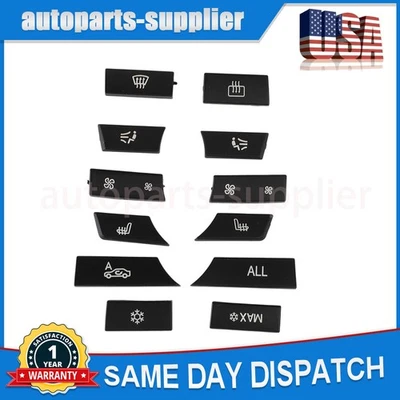 Para BMW 5 6 7 F10 F01 F12 tampas de botão conjunto de painel de controle climático A/C 931392 - Imagem 1 de 4
