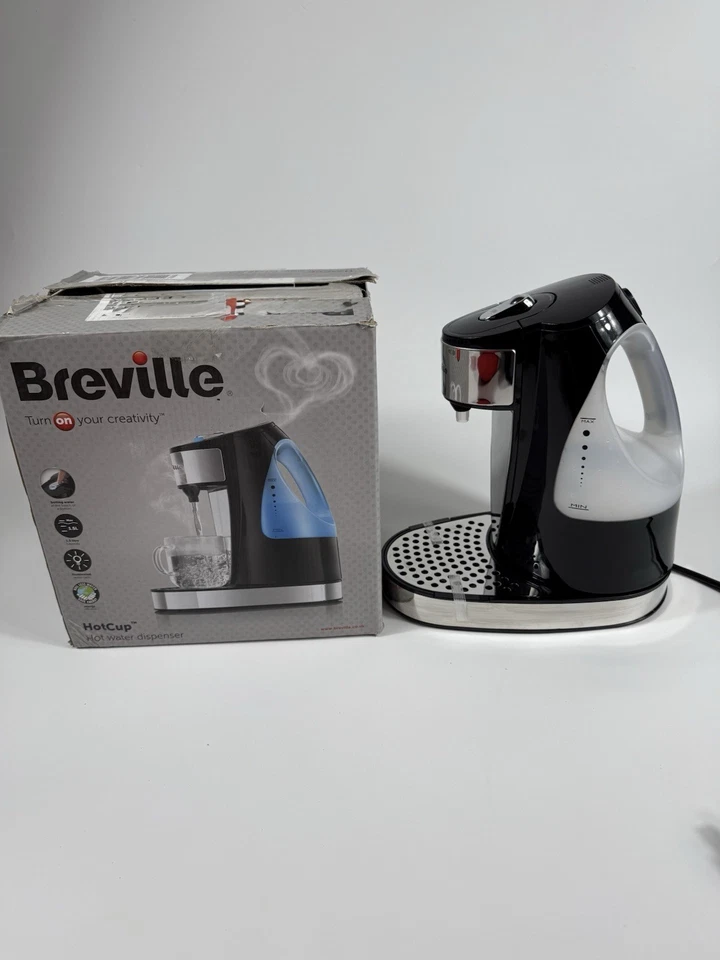 Breville HotCup Rapid Boil Hot Water Dispenser Energy Efficient 1.5 litres Black - Image 1 of 4
