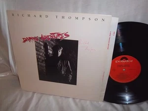 RICHARD THOMPSON-DARING ADVENTURES-POLYGRAM 829 728-1 Y-1 AUTOGRAPHED NM/VG+ LP - Picture 1 of 3