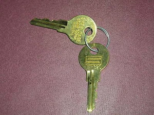 (ANY 2) STEELCASE FR SERIES REPLACEMENT KEYS - DESK, FILE LOCKS - Picture 1 of 1