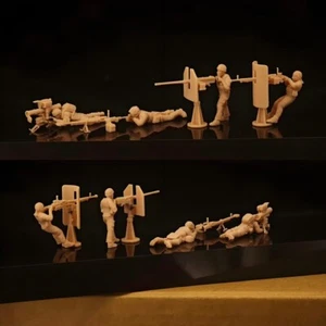 3D printed 1/72 Modern Middle East US Mercenary Heavy Weapons Force 4 man model - Picture 1 of 3