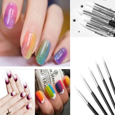 Nail Art Brush Kit  20pcs /set Flower Brush Silicon Dotting Pen with packing bag - Image 1 of 4