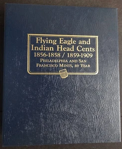 Whitman Flying Eagle Indian Head Cent Penny 1856-1909 Coin Album Book #9111 - Picture 1 of 9