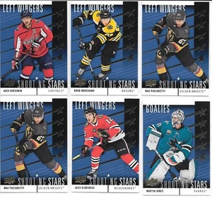 U PICK EM LOT 2019-20 19-20 Upper Deck Shooting Stars BLUE RED RW LW G card set - Picture 1 of 8