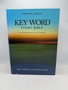 Key Word Study Bible NASB by Warren Baker (2008, Hardcover) ~ Very Good 1108 - Imagen 1 de 10