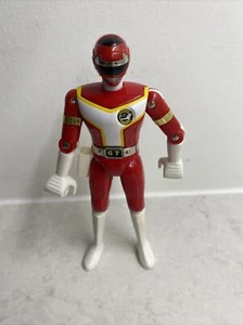 Power Rangers Kousoku Sentai Turboranger Red Diecast Figure BANDAI TOEI 1989 - Imagen 1 de 11