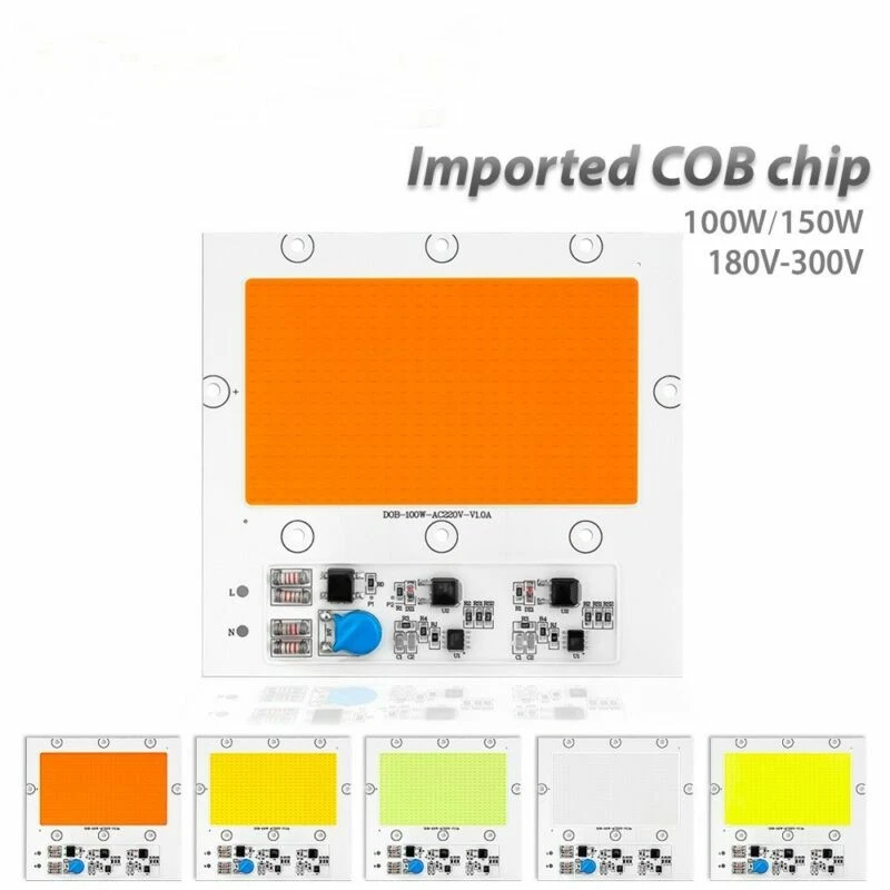 LED 150W COB Flip Chip Matrix Smart IC Waterproof White Warm Cool Full Spectrum - Image 1 of 4