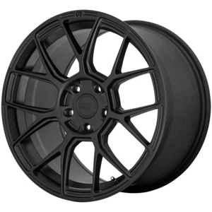 17x8 +38 Motegi MR147 CM7 5x110 Satin Black Wheels (Set of 4) - Picture 1 of 3