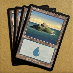 MTG ~ JUEGO ~ 4x Island (#337) ~ OD Odyssey ~ 2001 Inglés ~ Tierra ~ HP - Imagen 1 de 20