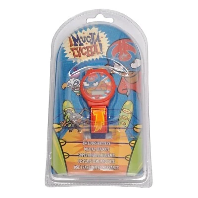 Цифровые часы Mucha Lucha Libre RIKOCHET 2004 ЗАПЕЧАТАННЫЕ/НЕПРОВЕРЕННЫЕ НОВЫЕ ИЗ СТАРЫХ ЗАПАСОВ редкие трудно найти - Изображение 1 из 4