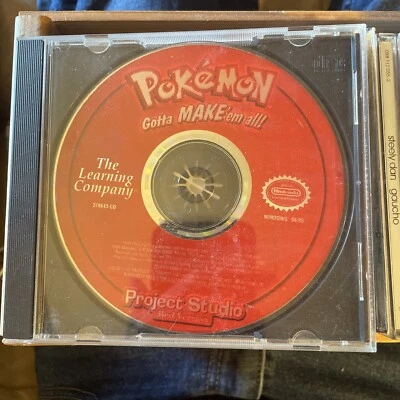 Pokemon: Project Studio Red Version PC/CD Gotta Make 'em All! Untested-paperwork - Image 1 of 2