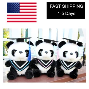 Bambola Stagione Laurea Cartone Animato Panda Peluche Dottore Cappello Laurea Panda Doll - Foto 1 di 7